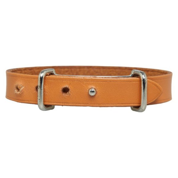 Hermes Api2 Bracelet Silver Brown Metal Leather Women's HERMES - Picture 1 of 7